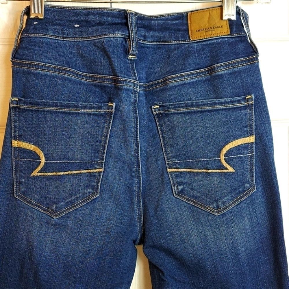 American Eagle Super High Rise Stretch Jegging 0 - Picture 3 of 8